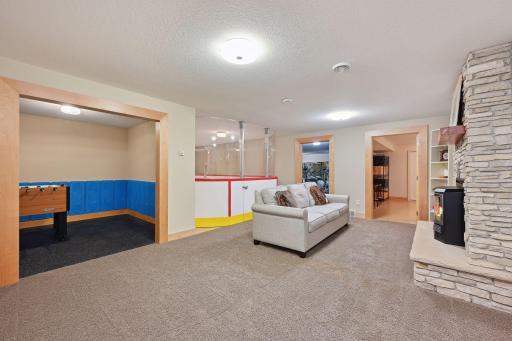 Lower level offers so many spaces for both kids and adults to enjoy!