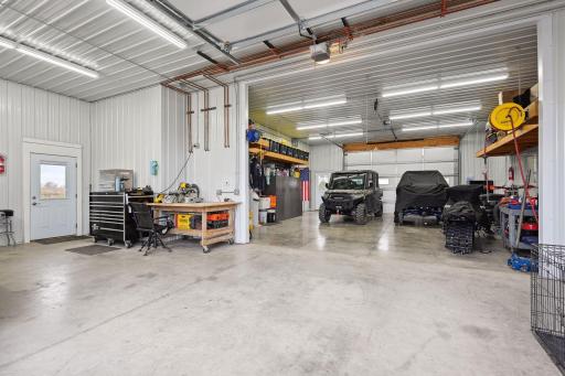 Massive shop with controls for all high ten cell electric fencing on property