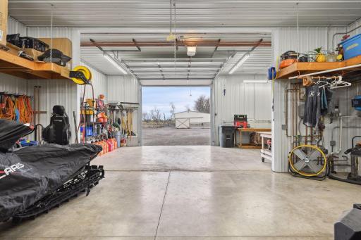 2nd room is 16x34 with drive-through garage to access the barns and pastures