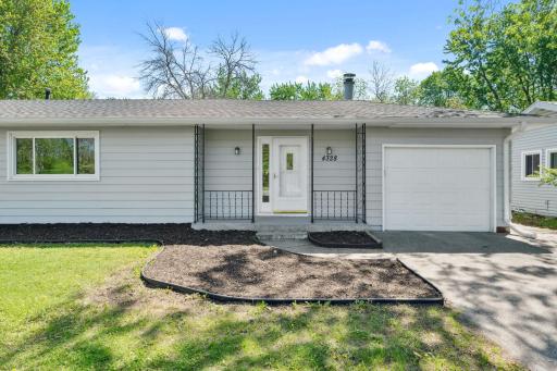 The freshly painted exterior gives this home a crisp, clean look. Huge finished garageâgreat for storage, hobbies, or extra living space!