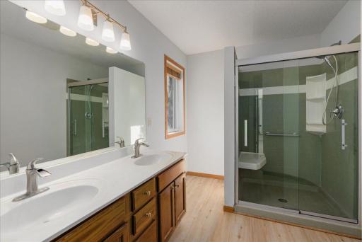 Primary bath with walk in shower