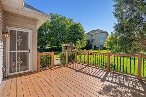 Maintenance free deck for relaxing!