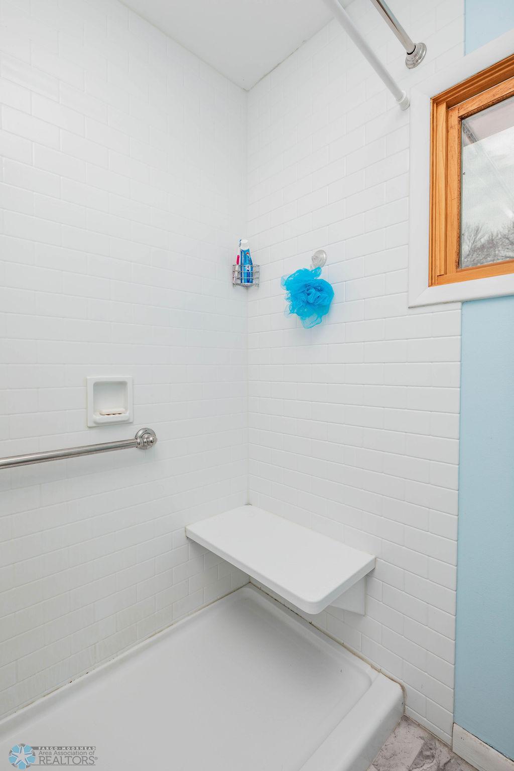 Shower with seat