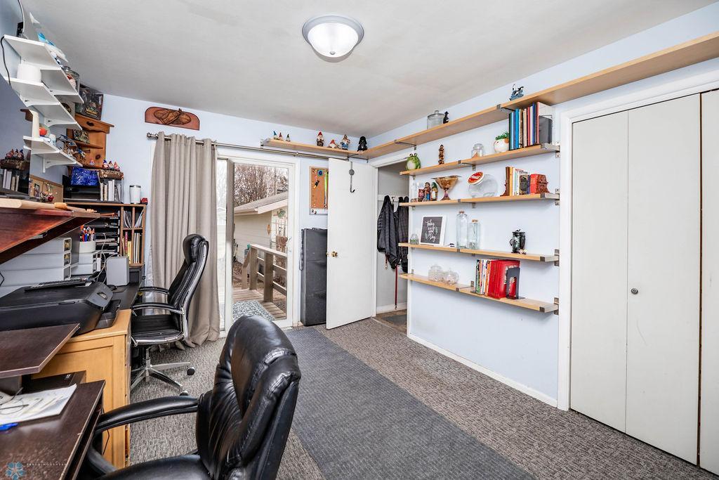 3rd Bedroom or Office w Patio Door