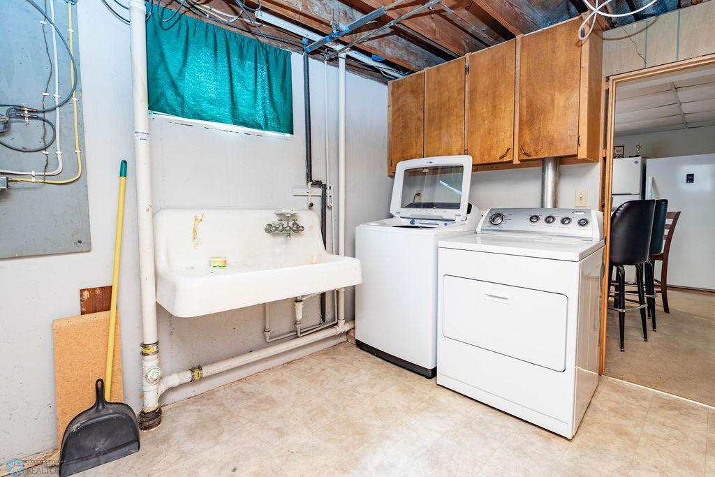 Washer/Dryer Stay, and Laundry Sink