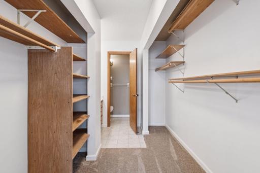 Enjoy a large closet off the primary bedroom!