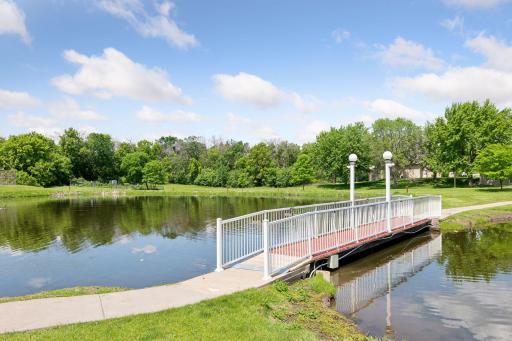 Beautiful walking paths surround the area and provide a tranquil environment!