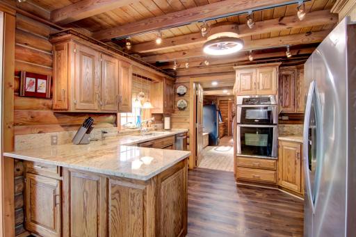 Great working kitchen w/new frig, dishwasher and flooring!