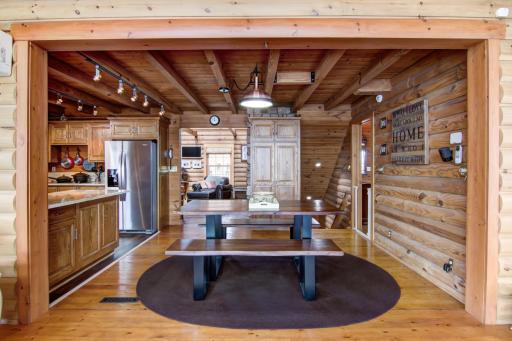 Nice dining area! Very open KT/DR/Sunroom space!