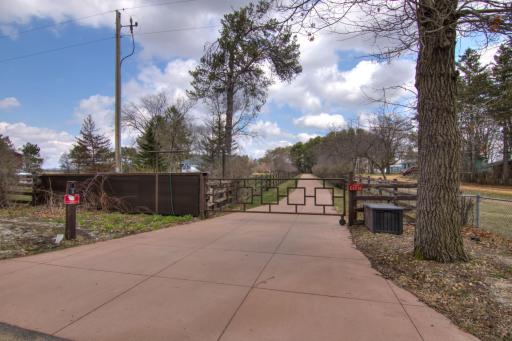Gated entrance for privacy and security!