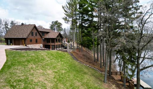 Nice stairs leading to the water's edge! New waterfront decking. Docks are included. This property is ready to move into and all set up to start making amazing family memories today!