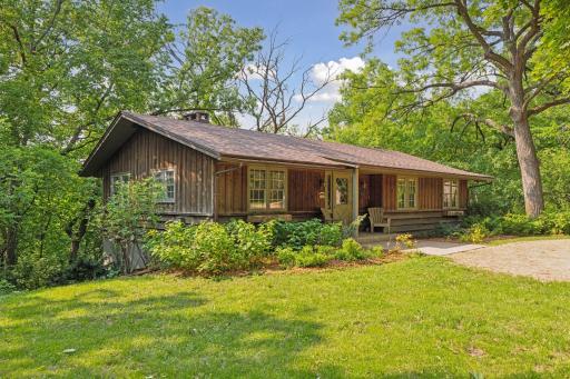 Ranch style walkout in a quiet rustic setting.