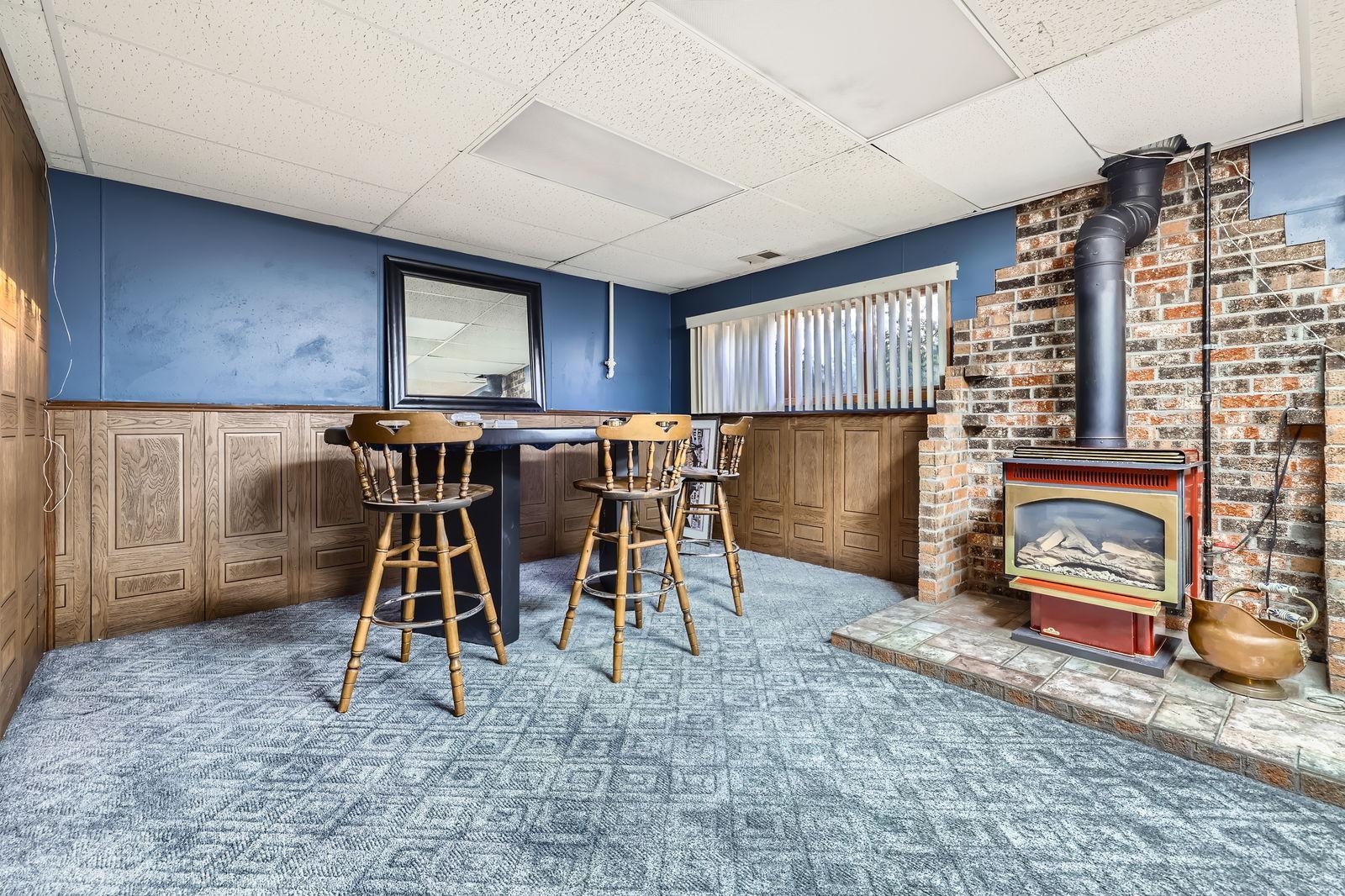 Lower level living room