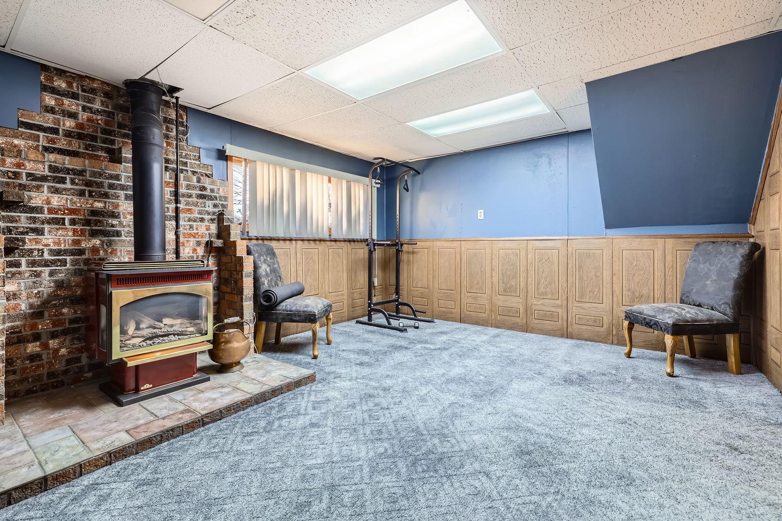 Lower level living room