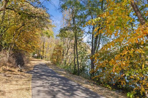 Miles of trails are accessible from Casperson Park!