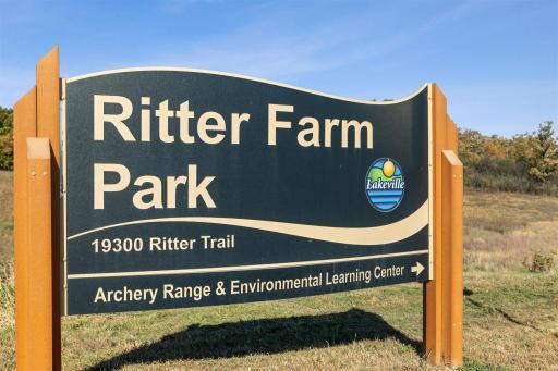 Ritter Farm Park sits on 340 acres of historic farmland, and features an extensive trail system used for hiking, cross-country skiing and horseback riding.