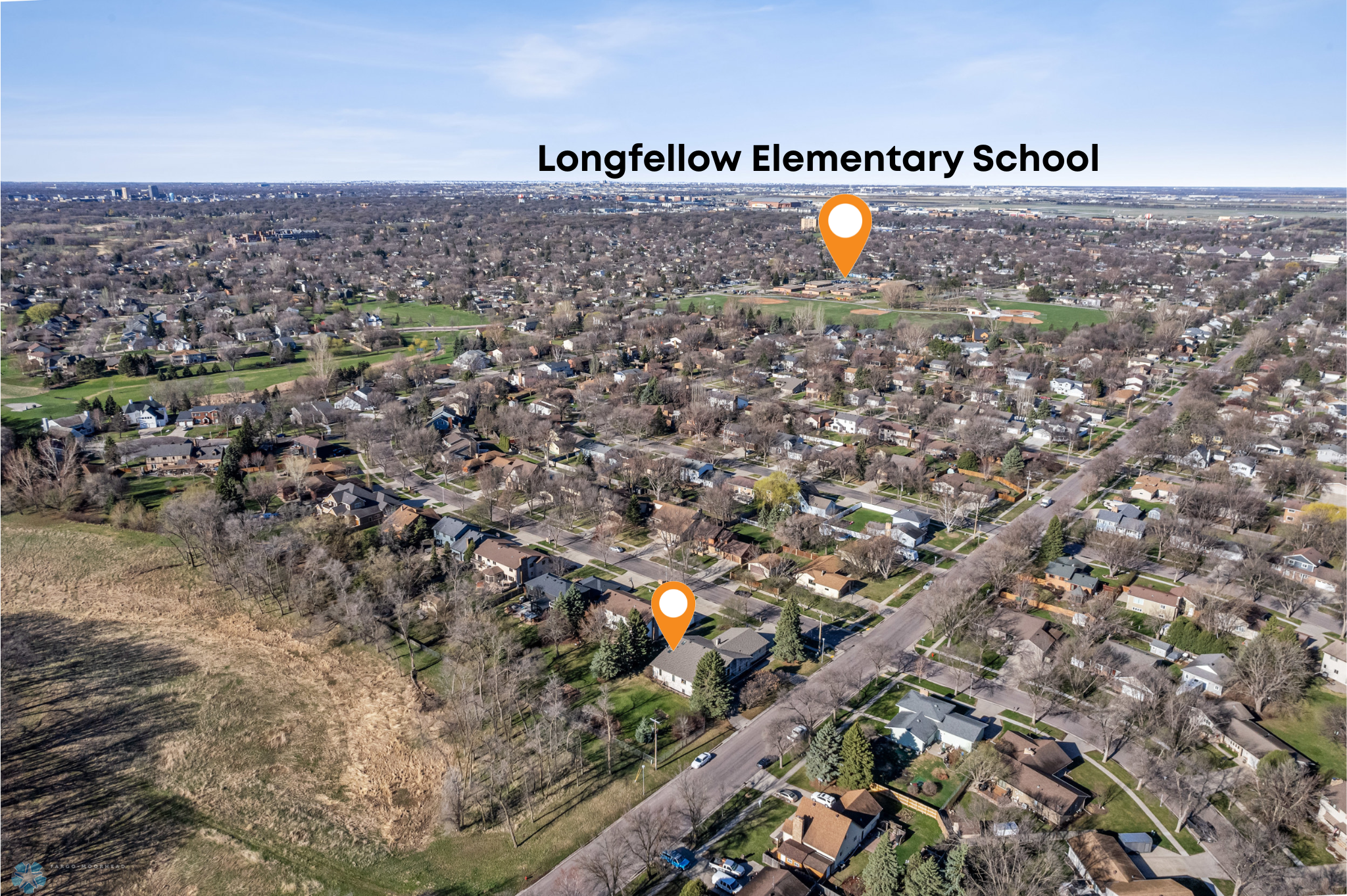Longfellow Elementary School is less than a mile away!