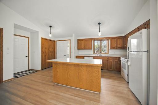 Spacious Kitchen, great counter space and storage
