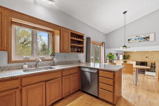 Open sightlines throughout the main level are great for entertaining!
