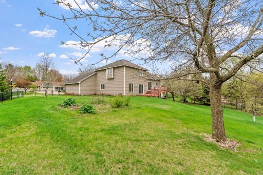 Rare corner lot with ample mature trees providing peaceful privacy.
