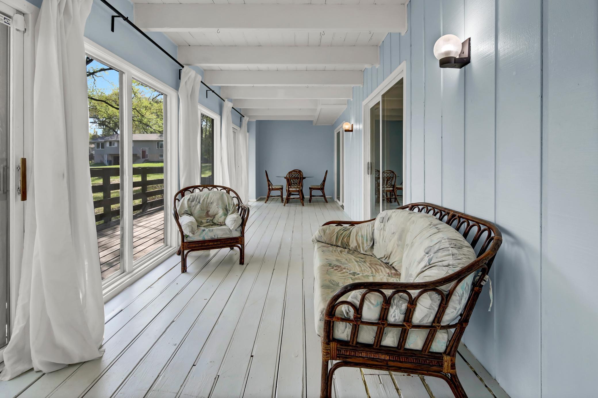 Lower level sunroom!