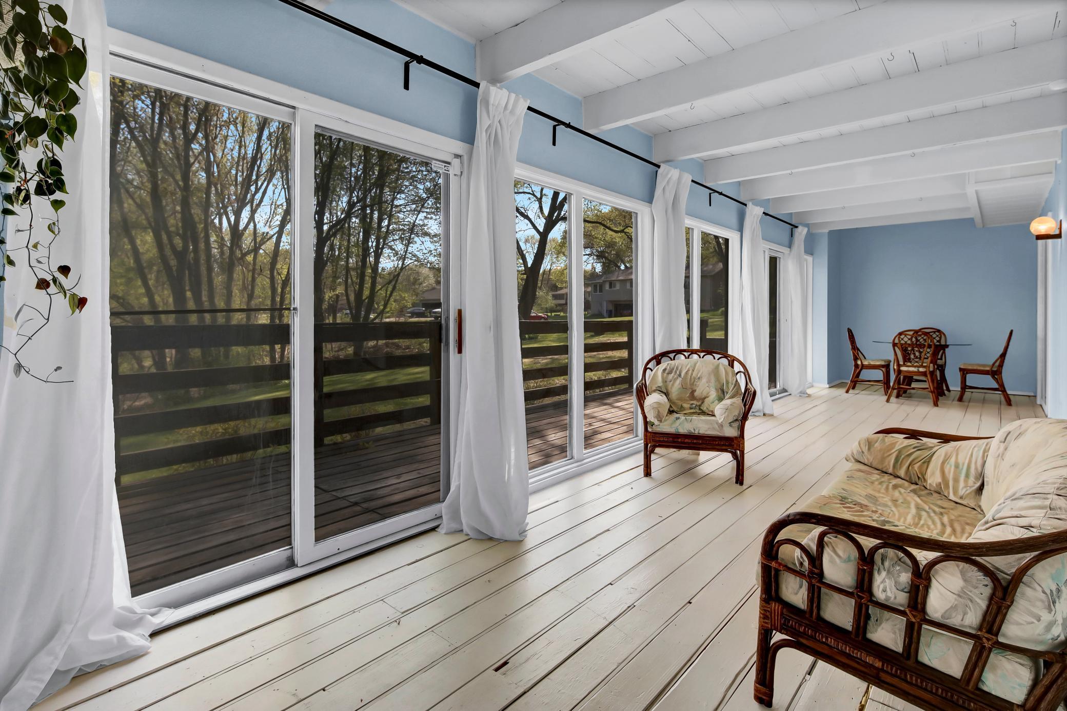 Step out your bedroom and enjoy a cup of coffee!