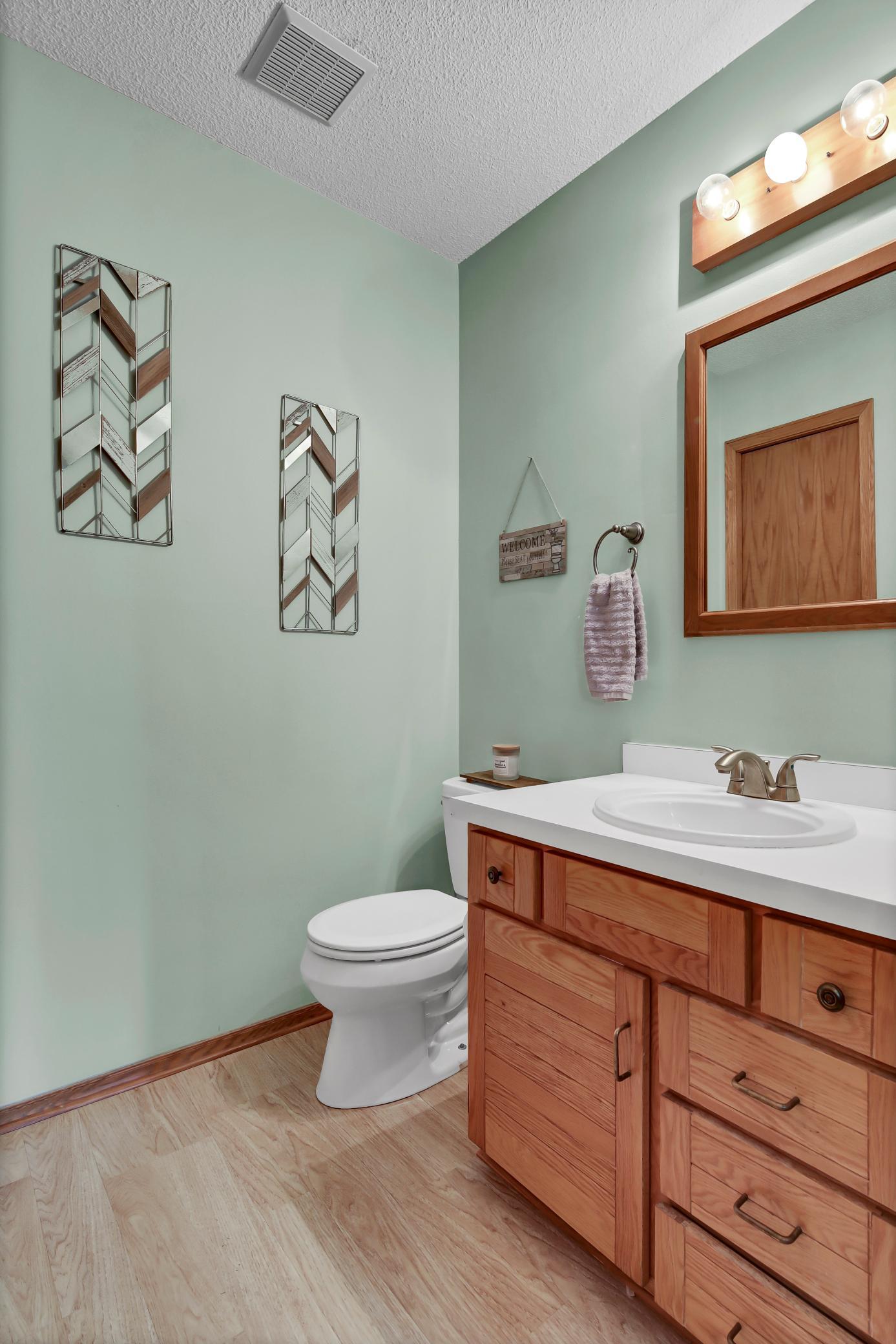 1/2 bath on the main level