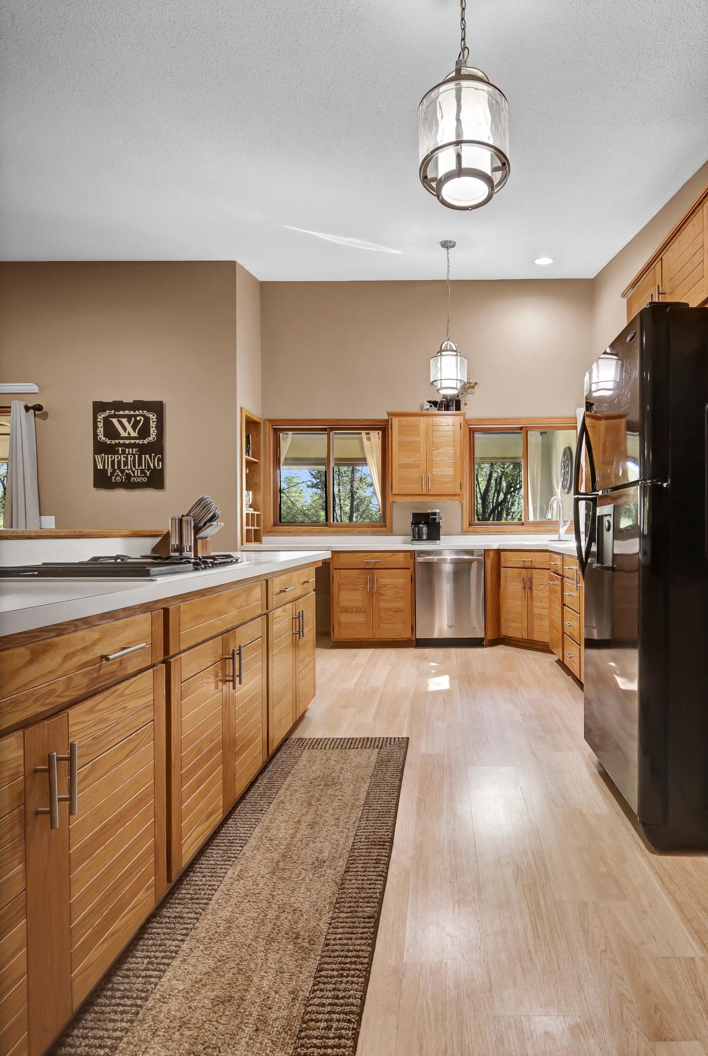 Open and bright kitchen