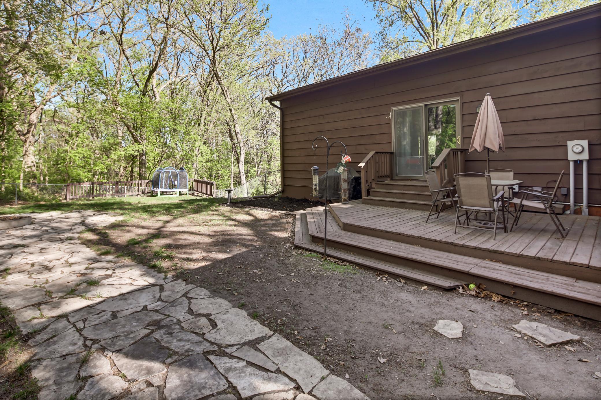 Private backyard