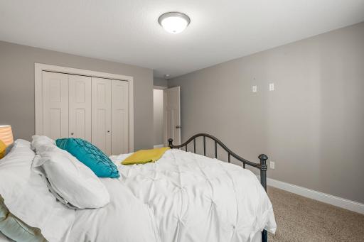 The lower level includes two additional bedrooms.