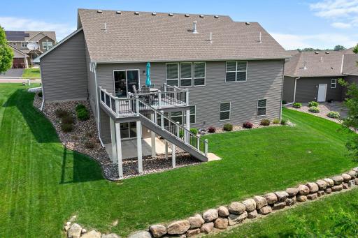 This home includes a concrete patio underneath the maintenance free deck.