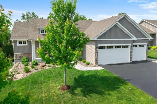 This home has been beautifully landscaped.