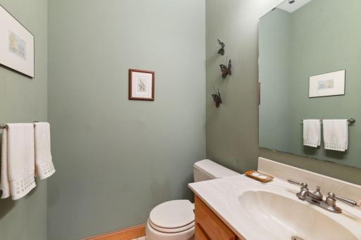 Main level powder room