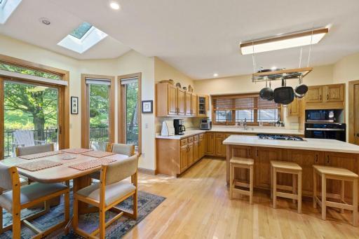 Woodsy views to the back of the house