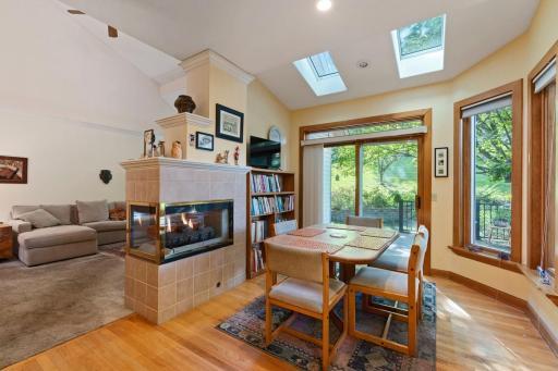 Open, flowing floor plan