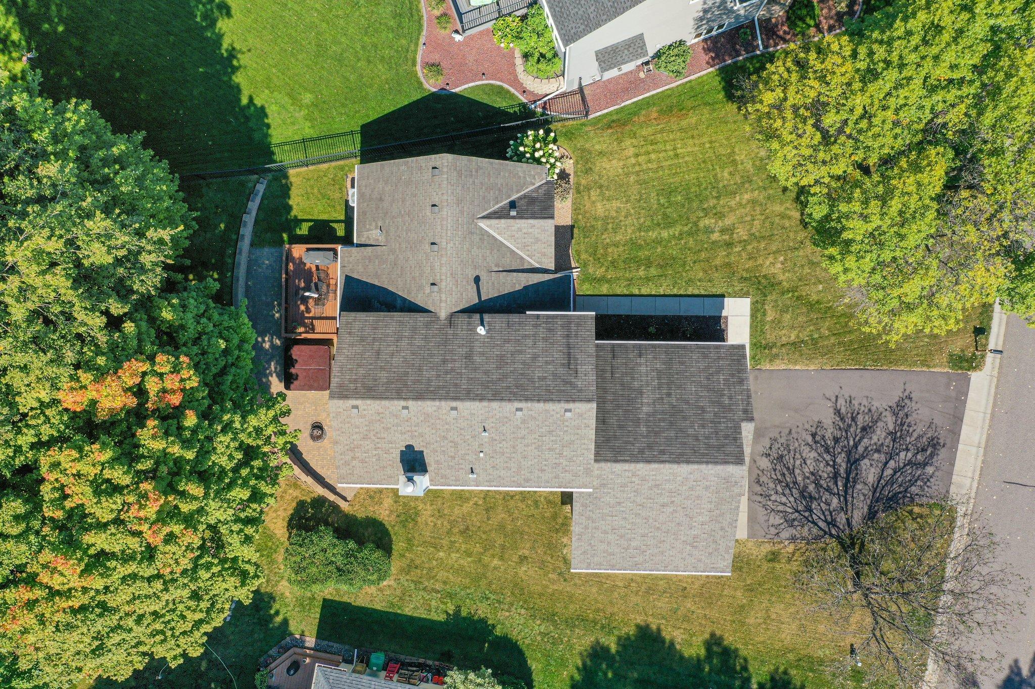 A direct overview photo of the home