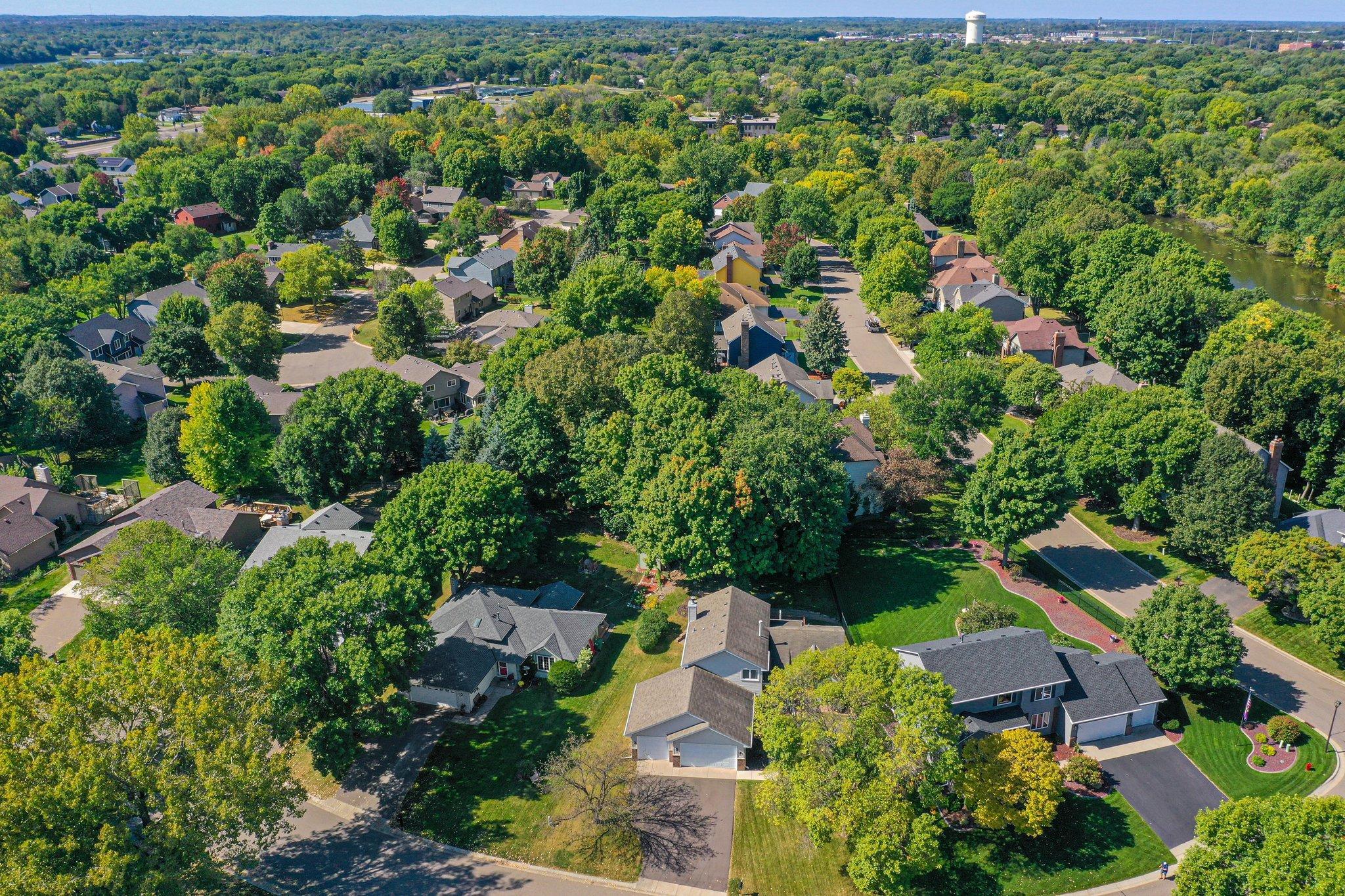home is in the lower center of this photo