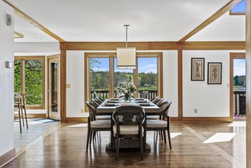Enjoy meals surrounded by panoramic views, thoughtfully placed windows that make every meal feel like an escape.