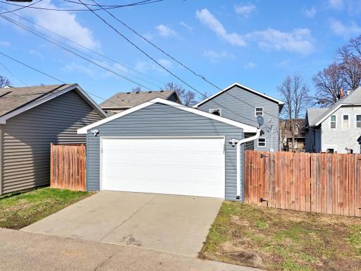 New Garage Door and New Siding, Fence has spacious 10-foot wide gateâideal for easy access, RV parking, or large equipment