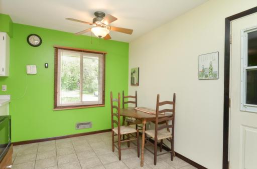 The large window keeps this spot bright & cheerful!