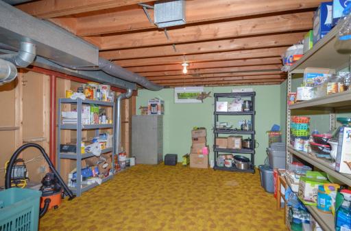 Room to grow-finish as you like or keep as convenient storage!