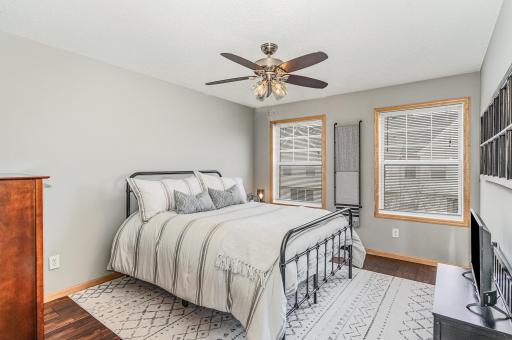 Hardwood floors in the primary suite too!!