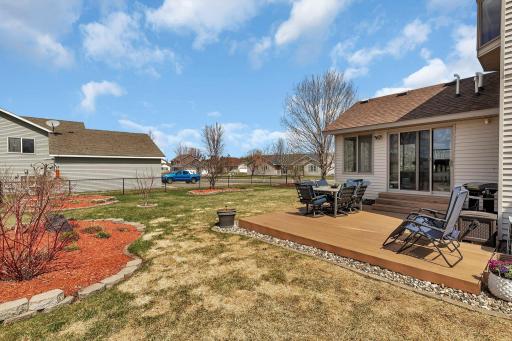 Photo for 5801 16th Street N, Saint Cloud, MN 56303 - Listing #6710576 Walk out patio with ample yard space and fenced in.