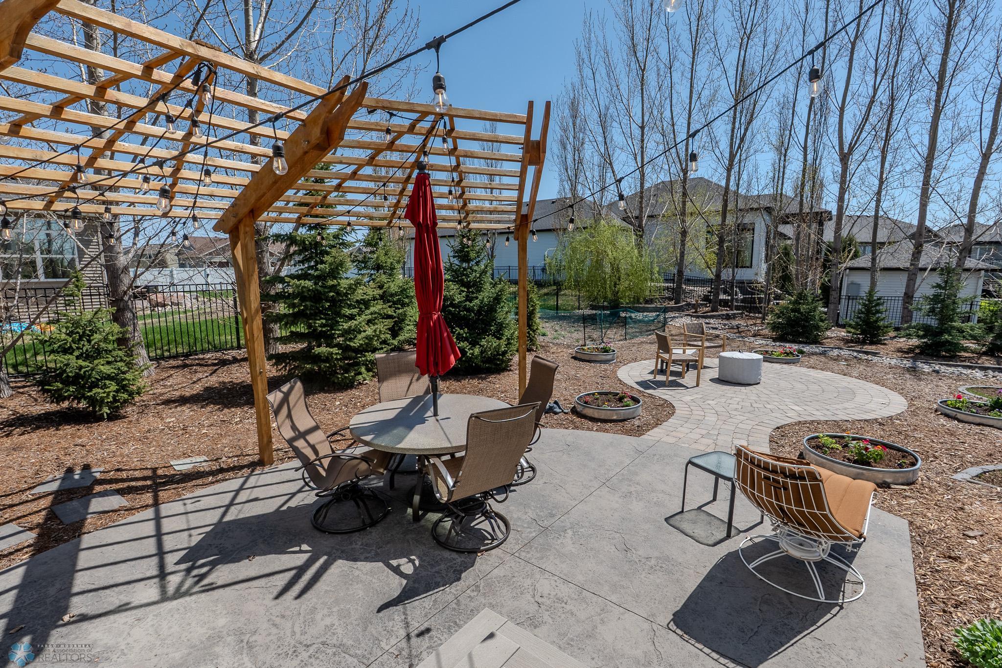 Stamped Concrete Patio w/ Pergola