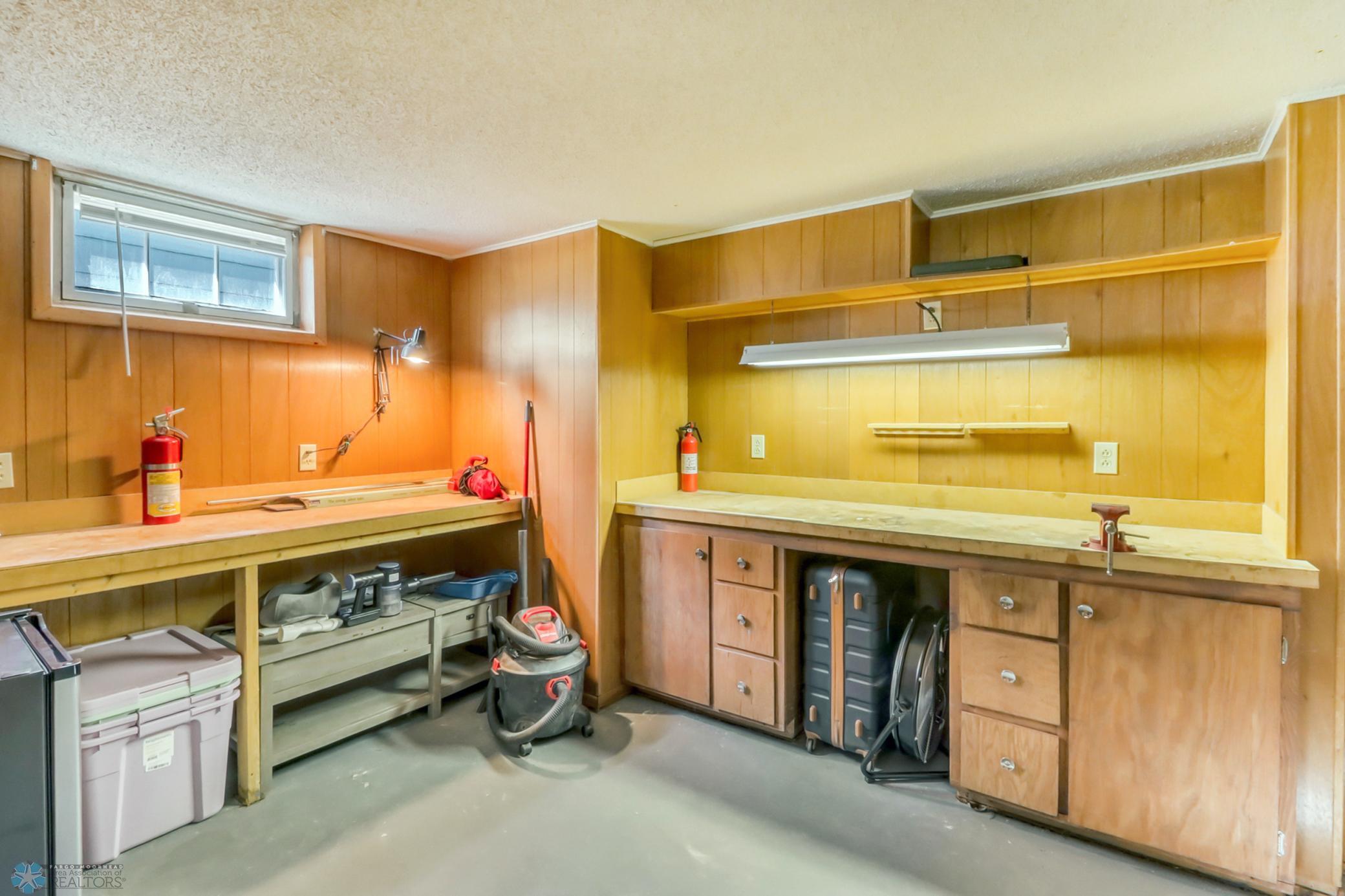Basement Workroom