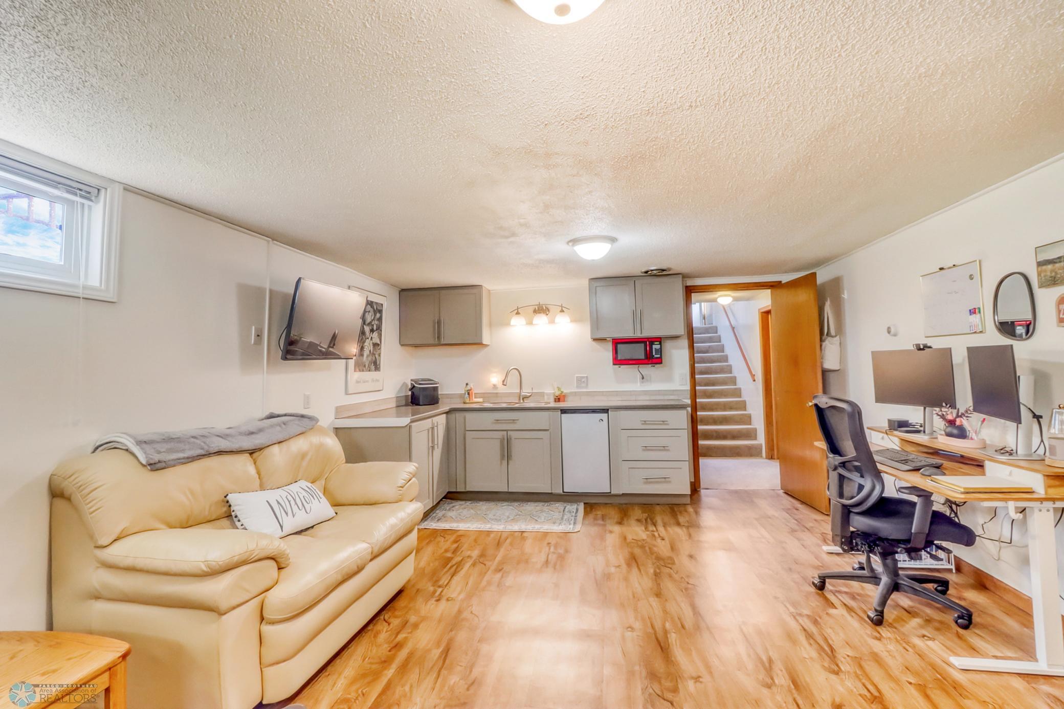 Basement Living/Kitchenette