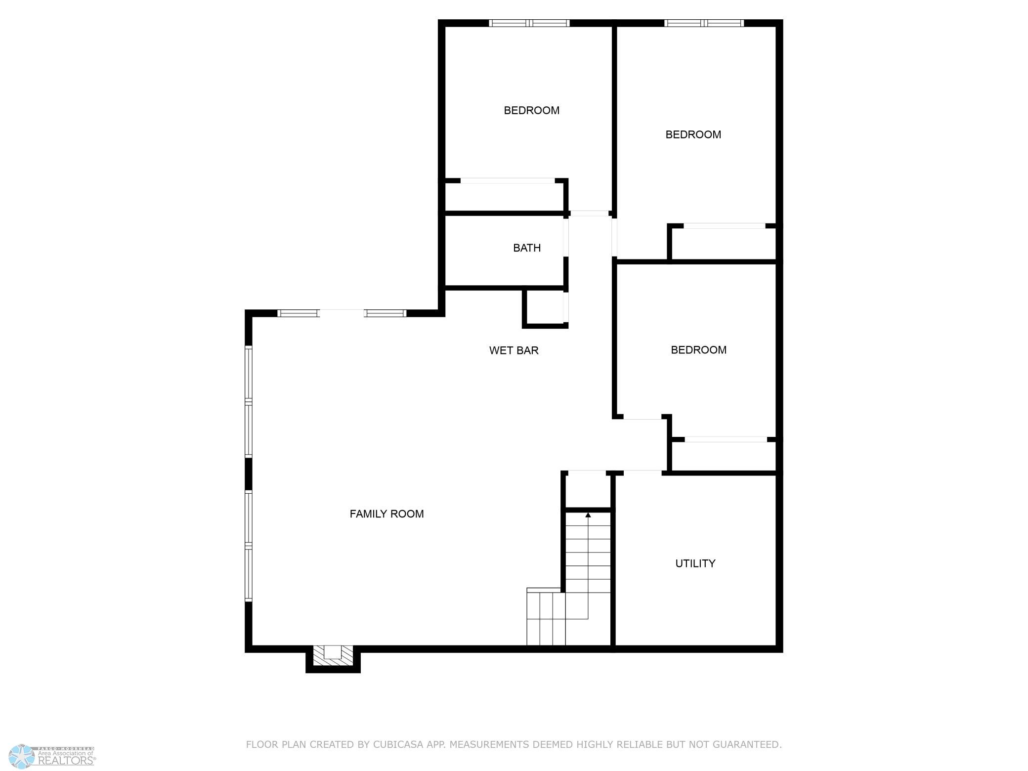 Lower level floorplan