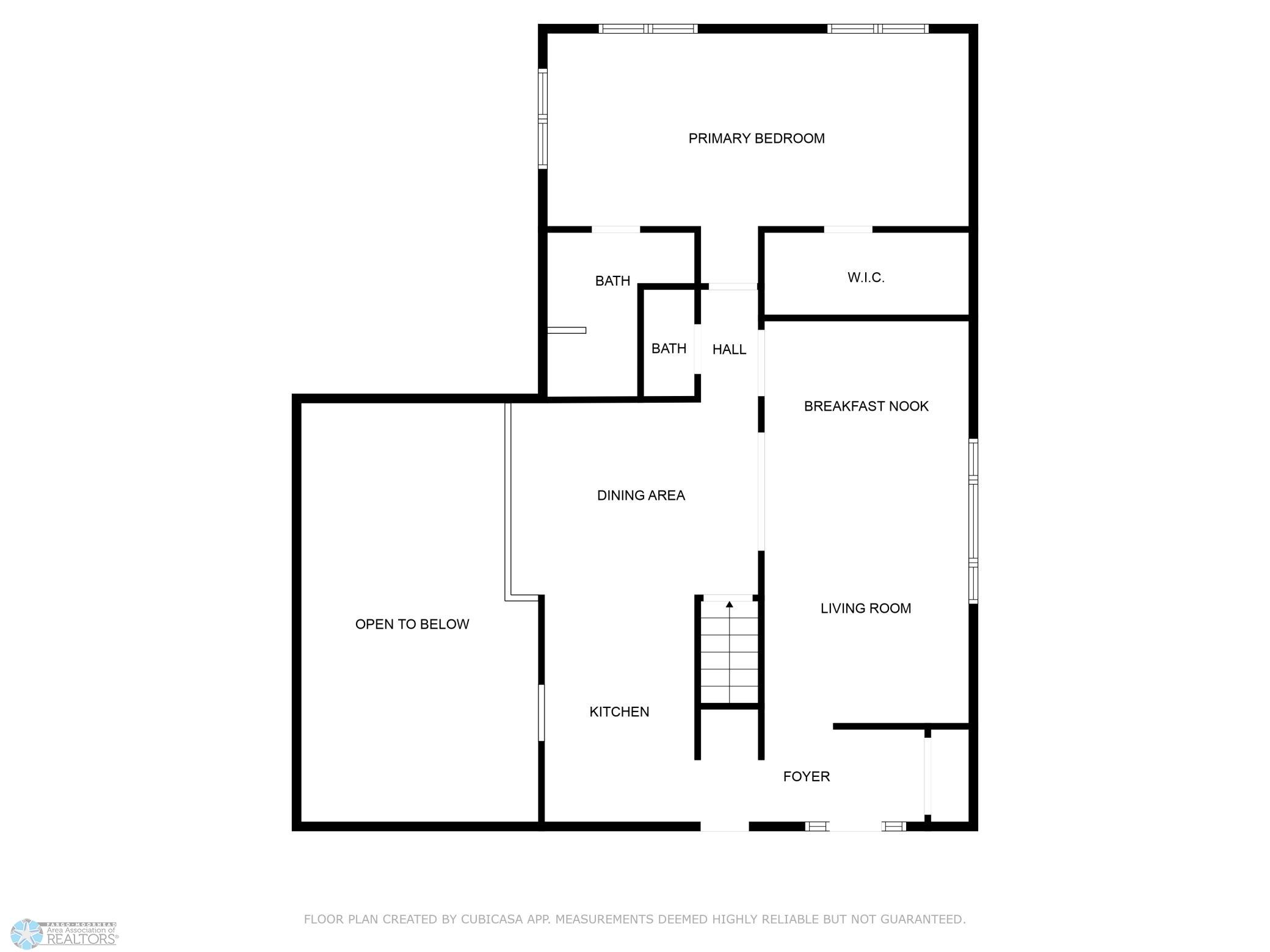 Main level floorplan