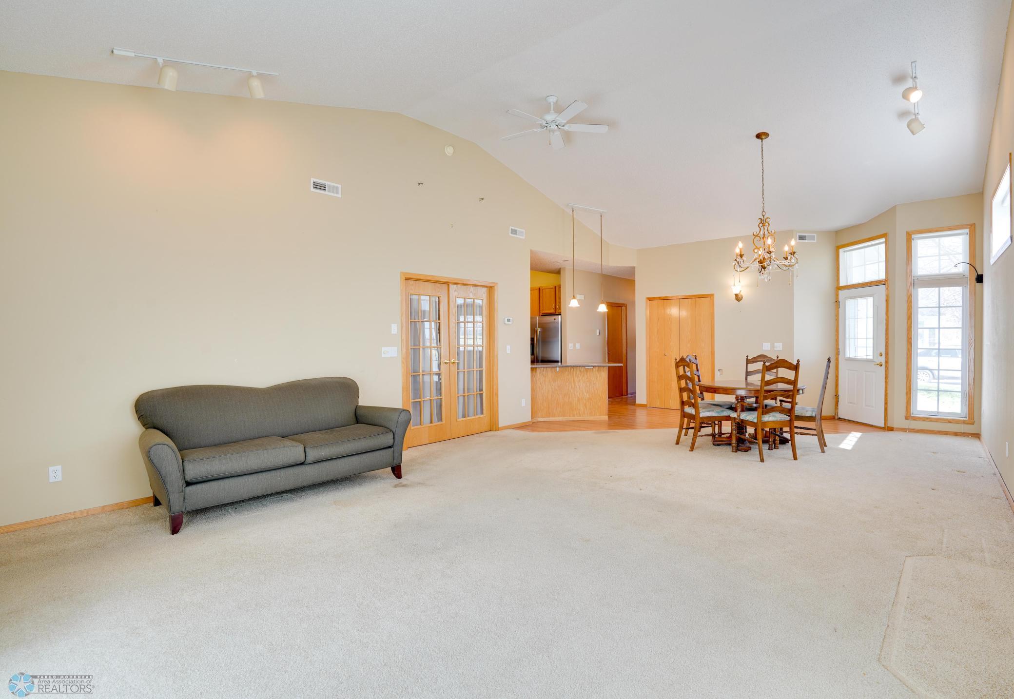 Living room to dining & kitchen