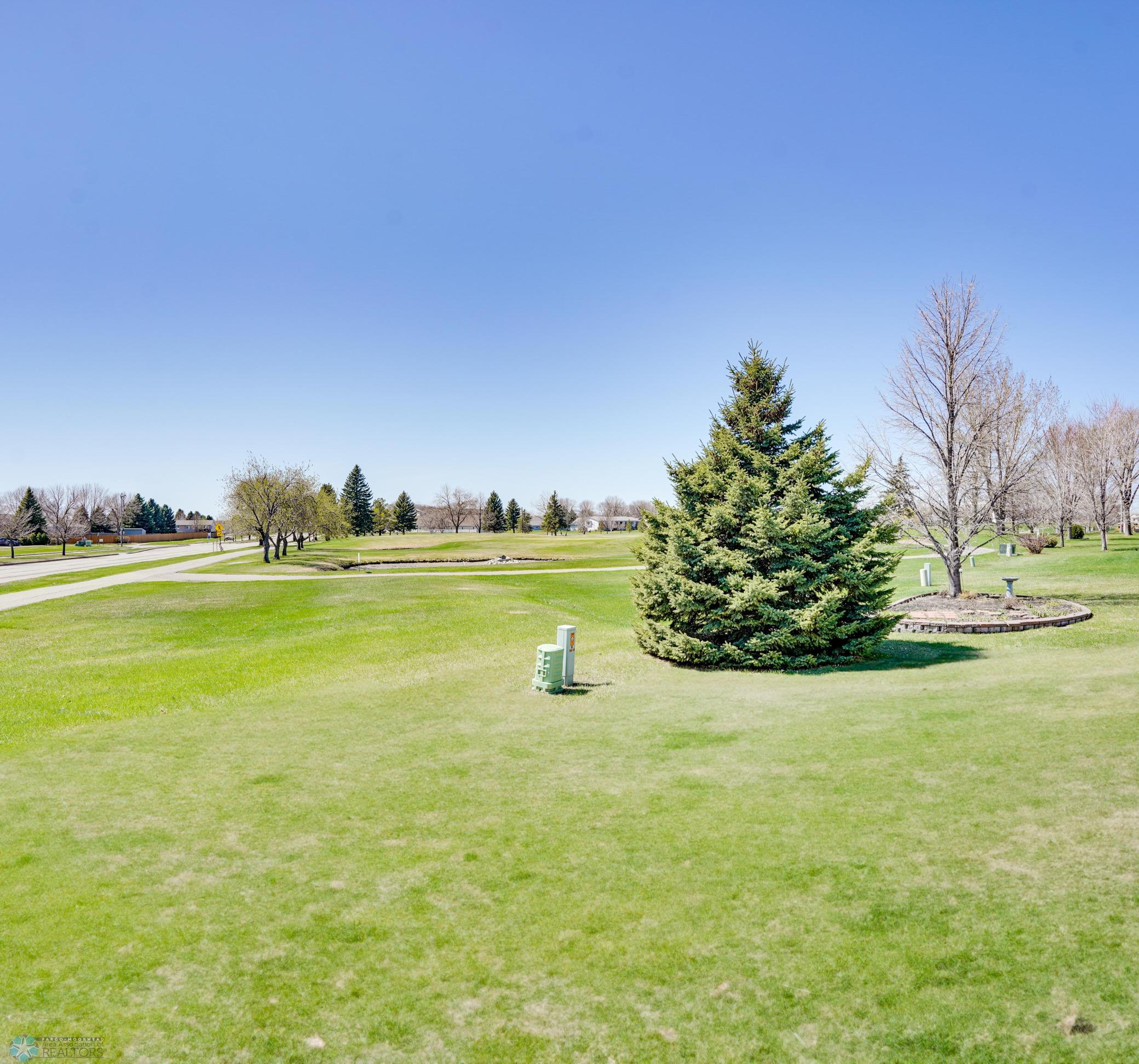Backyard & Golf Course view